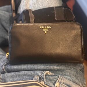 Large Saffiano Leather Wallet